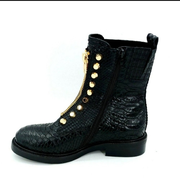 Jeffrey Campbell Womans Ankle Bootie Black 6 - Picture 2 of 10